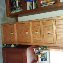Oak File Cabinet